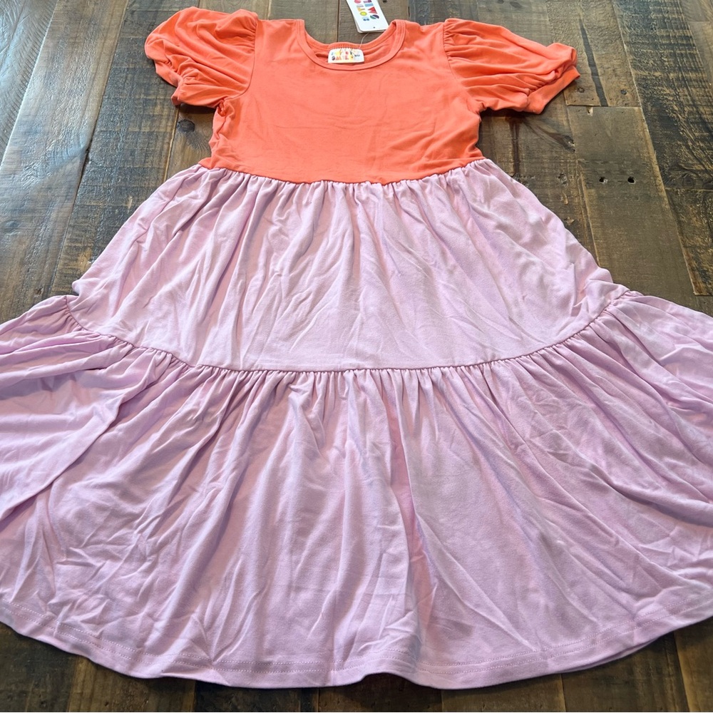 Dot Dot Smile size 7 or 8/10 girls Tier dress New